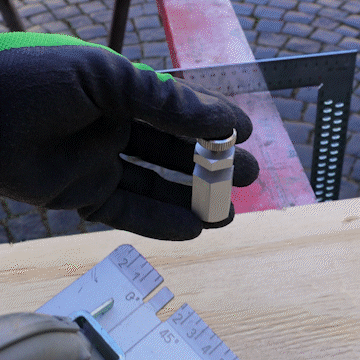FixGrips, alignment aids for carpenter's squares, circular saws, and squares with stop