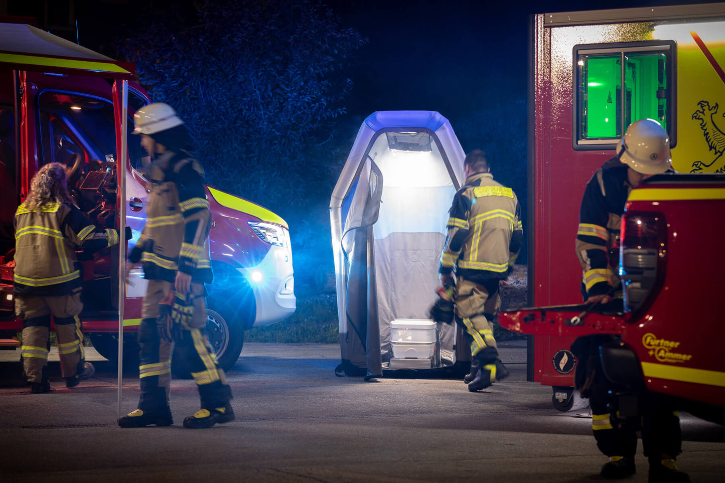 HYRESQ S, kompakte Rundumlösung für den Hygienebedarf im Katastrophenfall