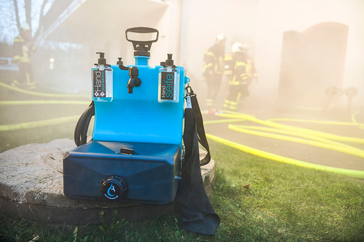 HYRESQ S, kompakte Rundumlösung für den Hygienebedarf im Katastrophenfall
